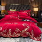 Wine Red B / 1.5M Fitted Sheet