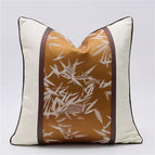 Golden Bamboo Splicing / 45x45 / Pillowcase